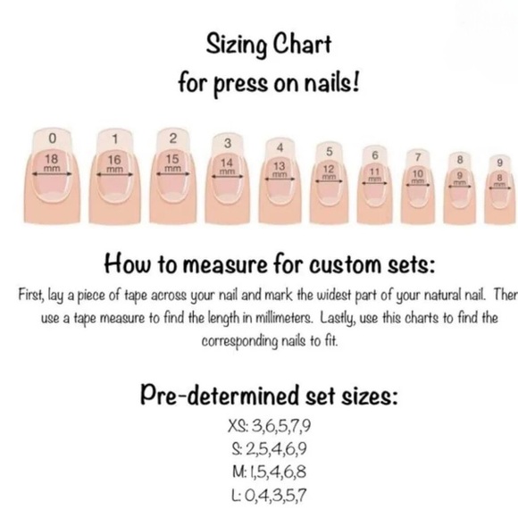 Handmade Acrylic Press-On Set - Picture 2 of 2